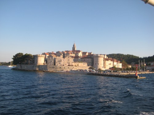 Korčula from the sea